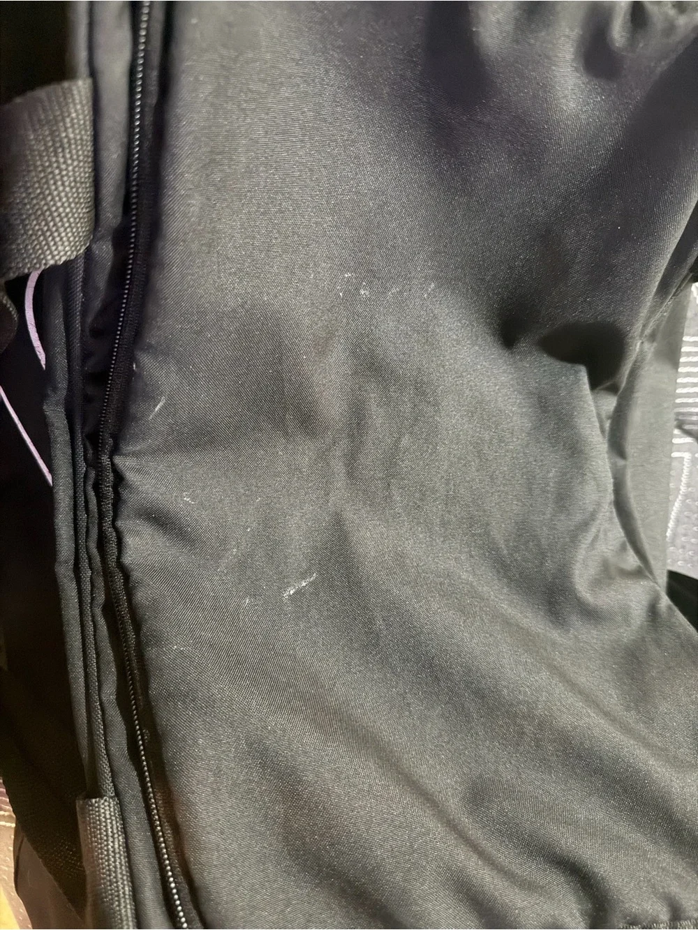 Nike Black Duffel with Iridescent Swoosh